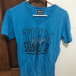 Dale Earnheart Jr. Blue V-Neck T-Shirt